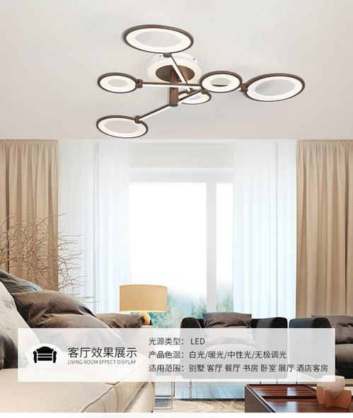 现代简约LED吸顶灯 点亮汤河店的个性空间